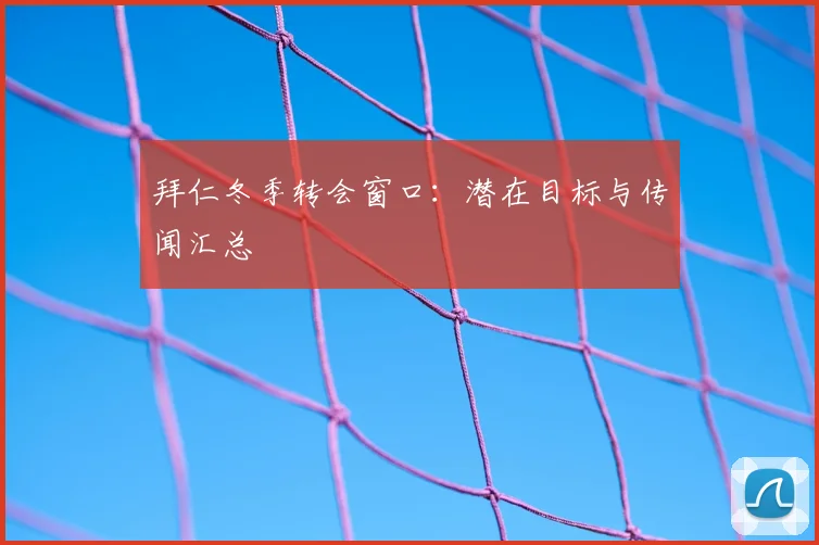 拜仁冬季转会窗口:潜在目标与传闻汇总